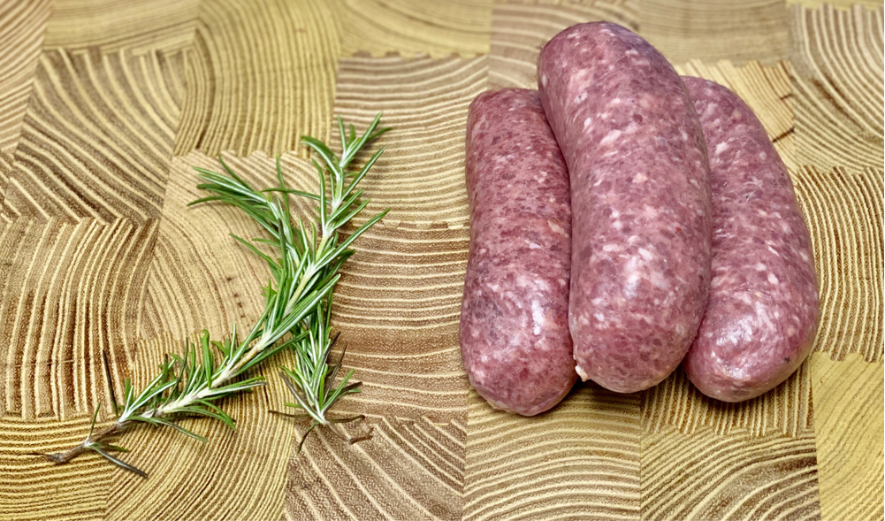 Steak, Onion & Cracked Black Pepper Sausages – Charles McHardy Butchers